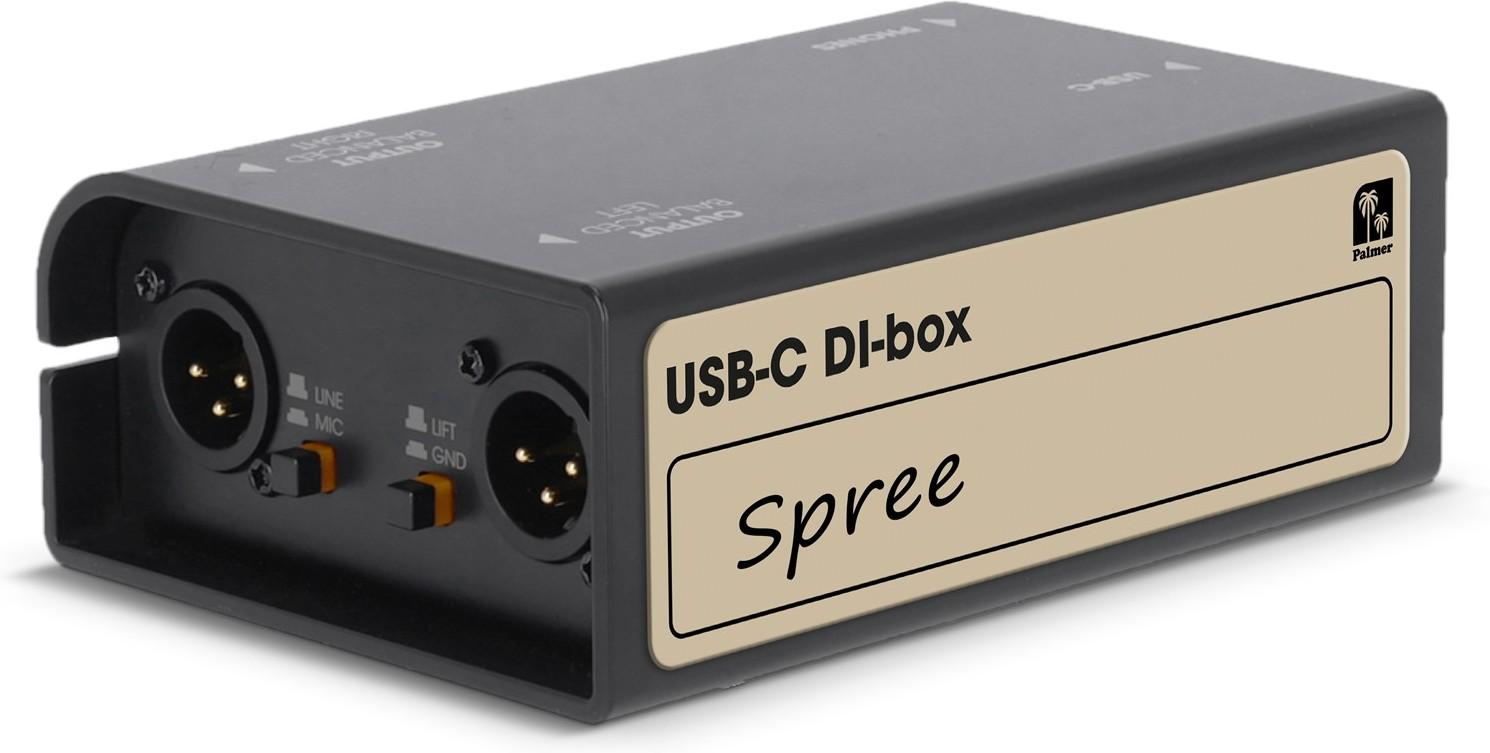Palmer River Spree - Active Stereo USB-C Media DI Box - Andertons